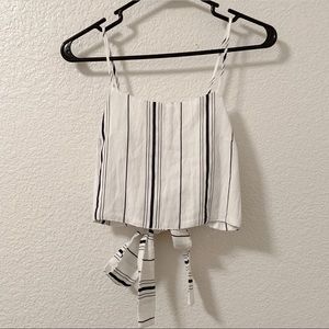 Brandy Melville Tie back Crop Top